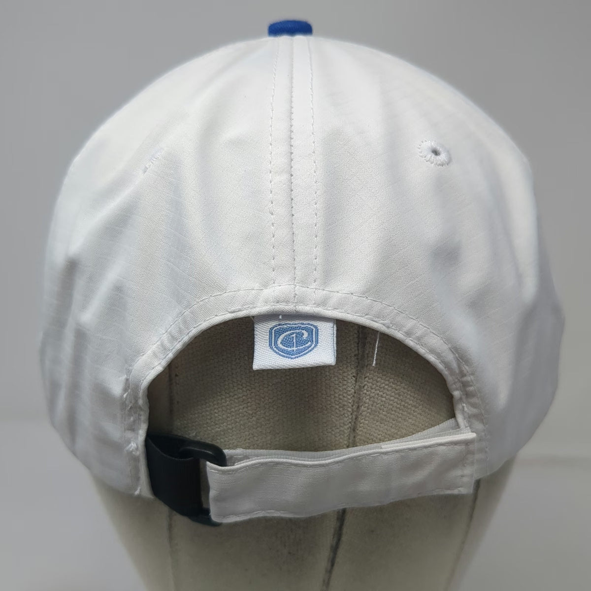Cap America Golf White Blue Baseball One Size Carlson Logo Sporty Tech Hat