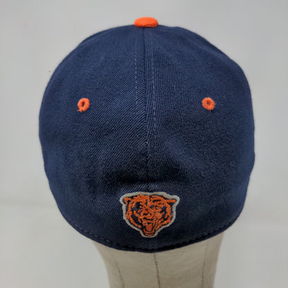 Reebok Men's Fitted Chicago Bears Hat Blue Size OSFA Embroidered C Logo