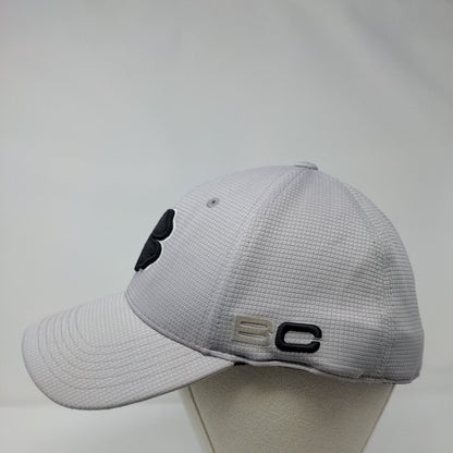Live Lucky Top Golf Las Vegas Fitted Hat Gray L/XL Memory Fit Black Clover