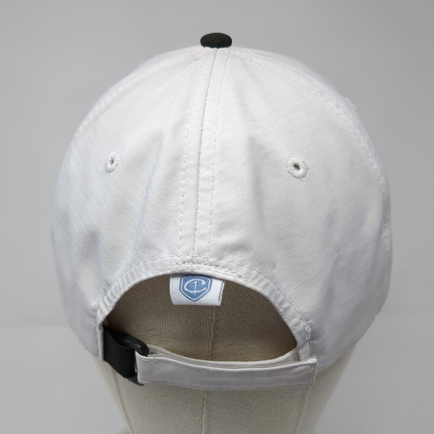 NASBA Strapback Golf Hat White One Size Solid Embroidered Cap America