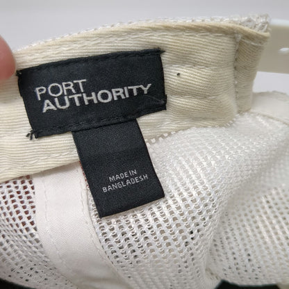 Port Authority Trucker Hat Black OSFM Snapback One Mane Ranch Horse Horseshoe