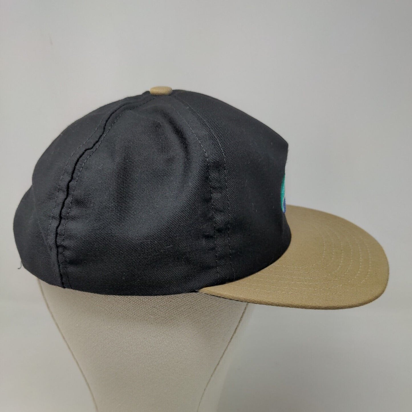 Unbranded Men's Snapback Hat Black Adjustable Embroidered NK Logo