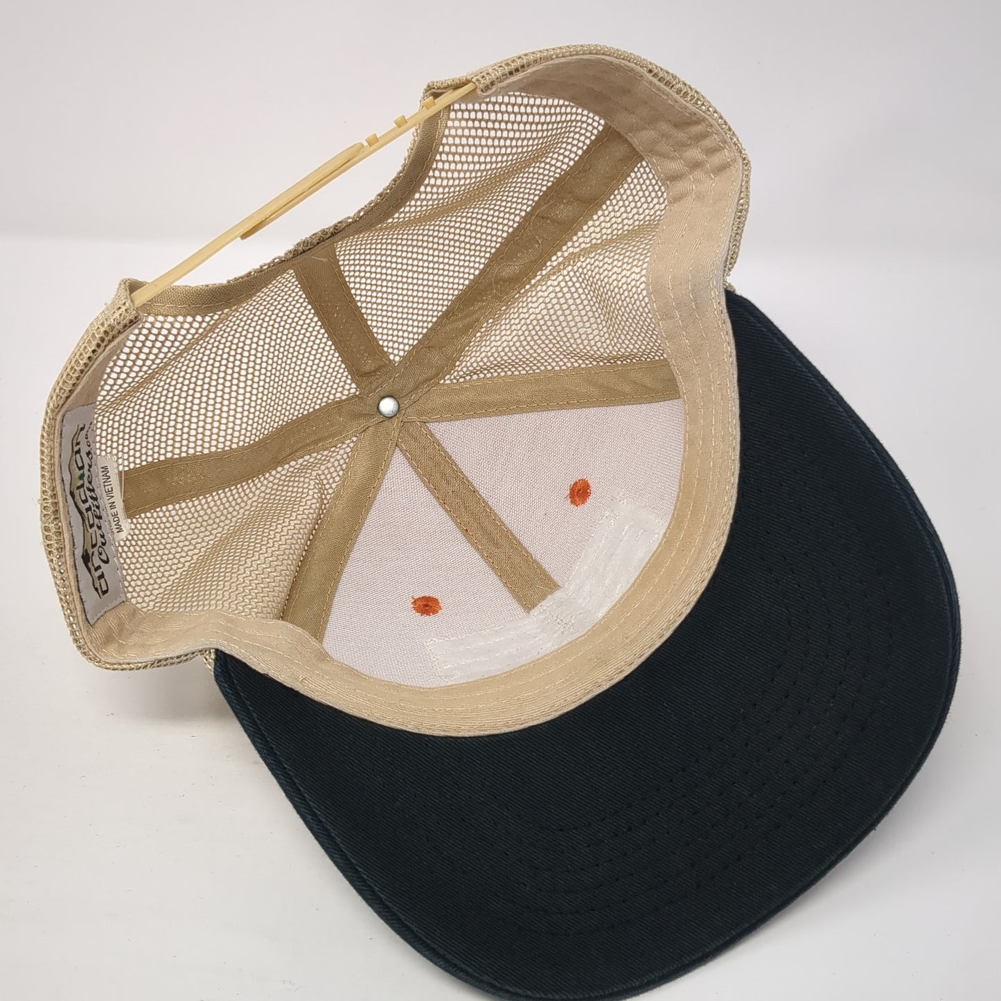 Idaho Fish Flag Patch Snapback Trucker Hat Multi One Size Mesh Back