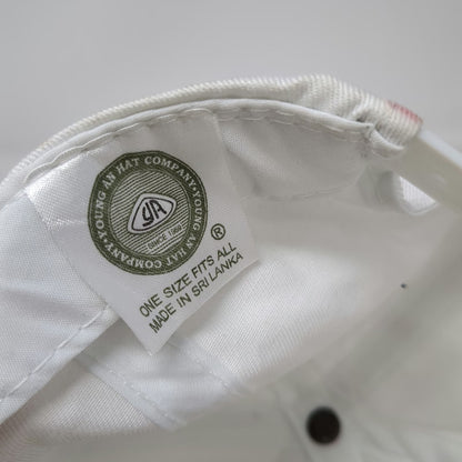 Young An Snapback Hat White 65th Anniversary Puffin 1937-2002 Cotton Vintage