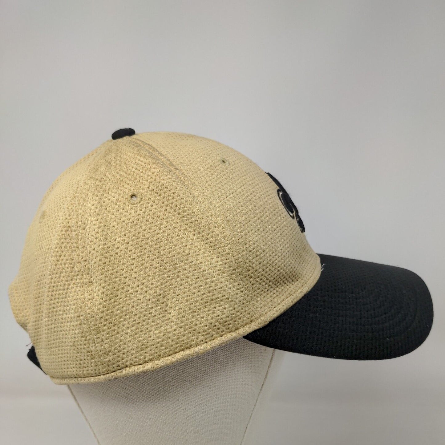 New Era Men's Strapback Hat Tan Embroidered New Orleans Saints Logo