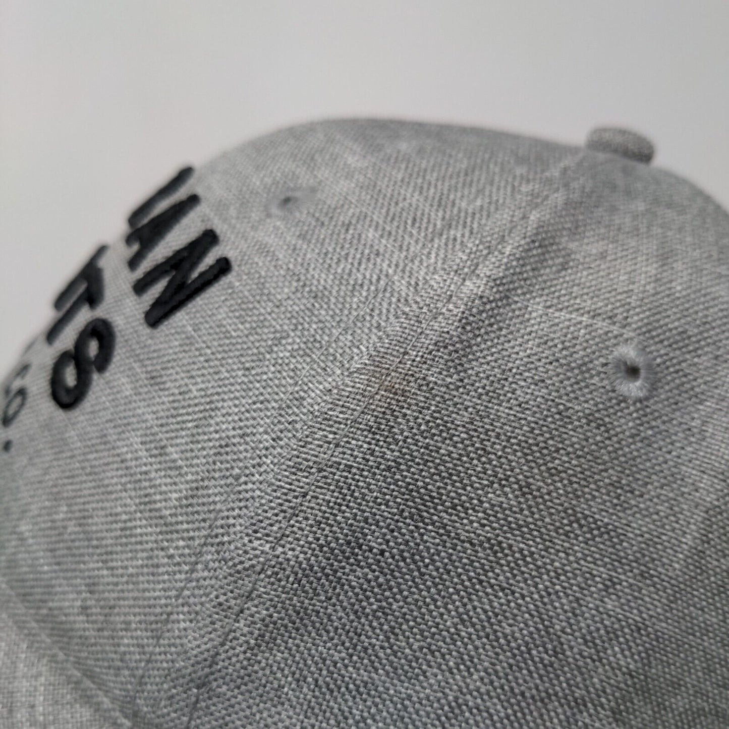 Urban Roots Hemp Co Men's Snapback Hat Gray Embroidered Logo