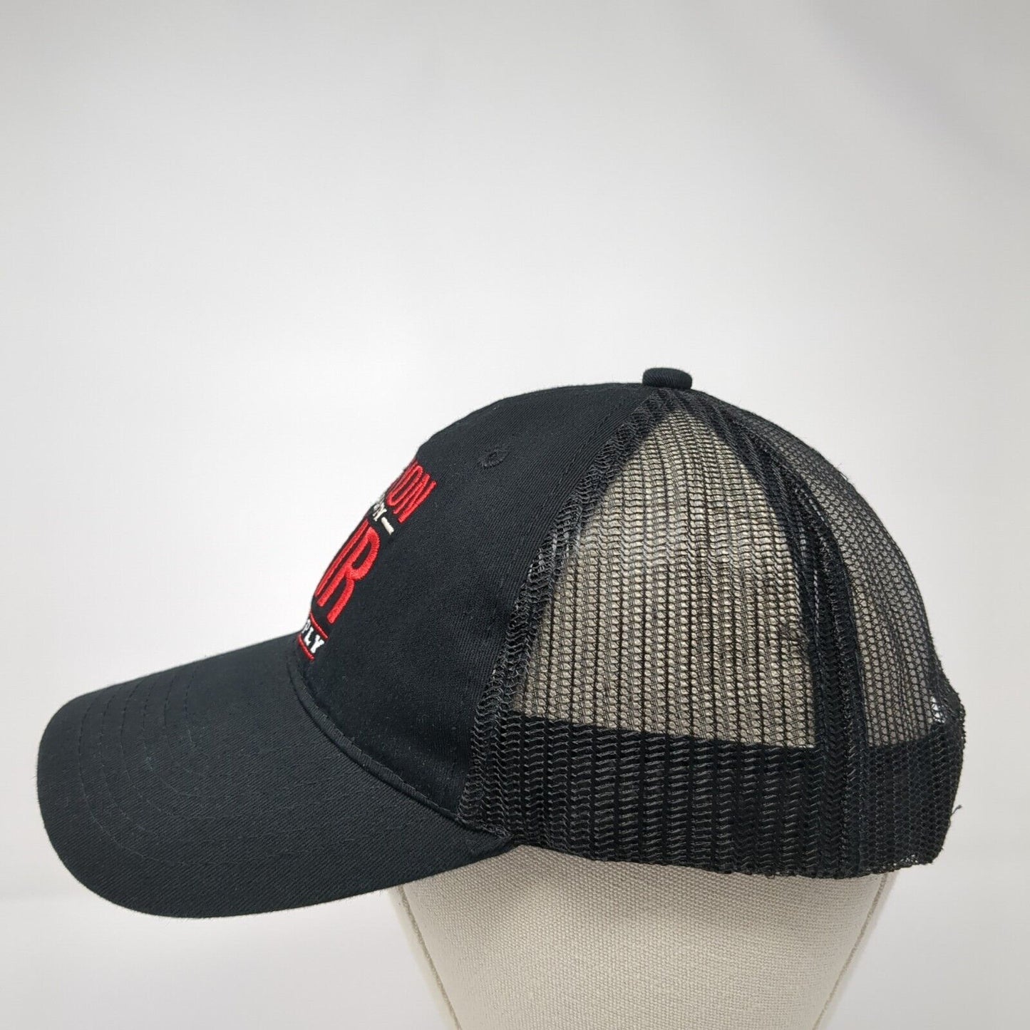 Canyon County Fair D&B Supply Trucker Hat Black One Size Mesh Back