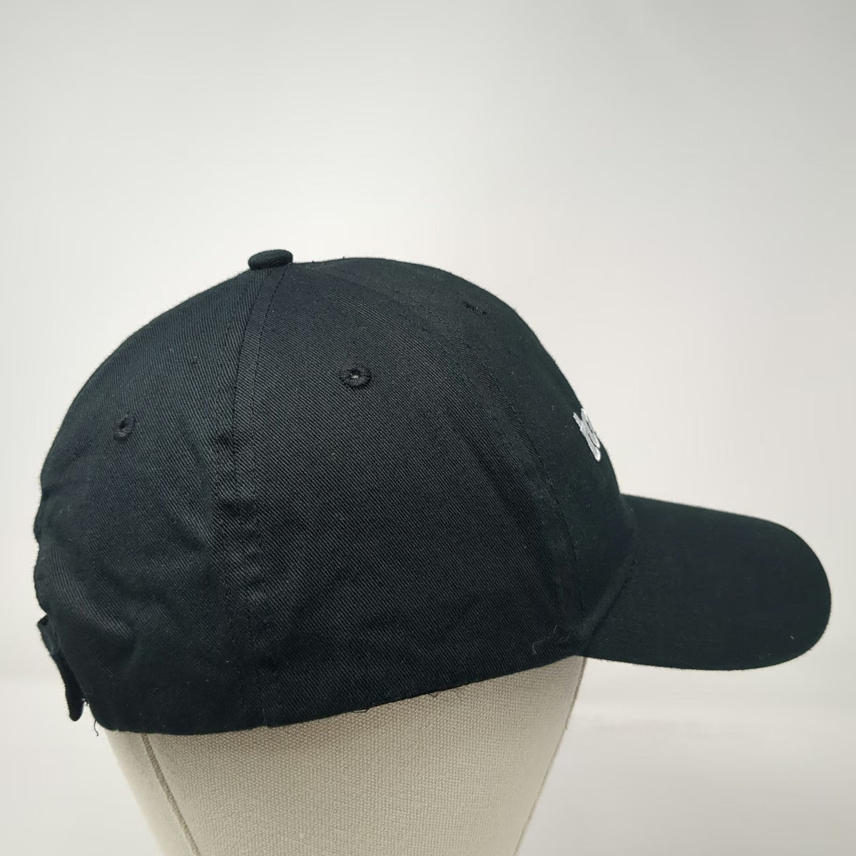 Hit Total By Verizon Black One Size Baseball Cap Hat Strapback Cotton Logo