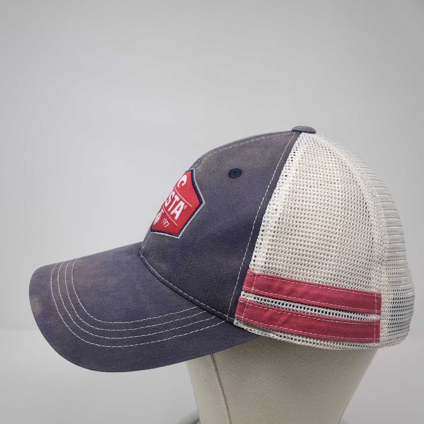 Costa Del Mar Est 1983 Trucker Hat Multicolor One Size Adjustable Mesh Back