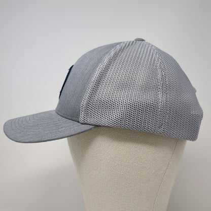 TravisMathew Trucker Hat Gray OSFM Flexfit 110 Snapback Mesh Patch California