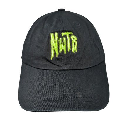 NWTR Slideback Hat Black One Size Adjustable Embroidered The Classics Yupoong