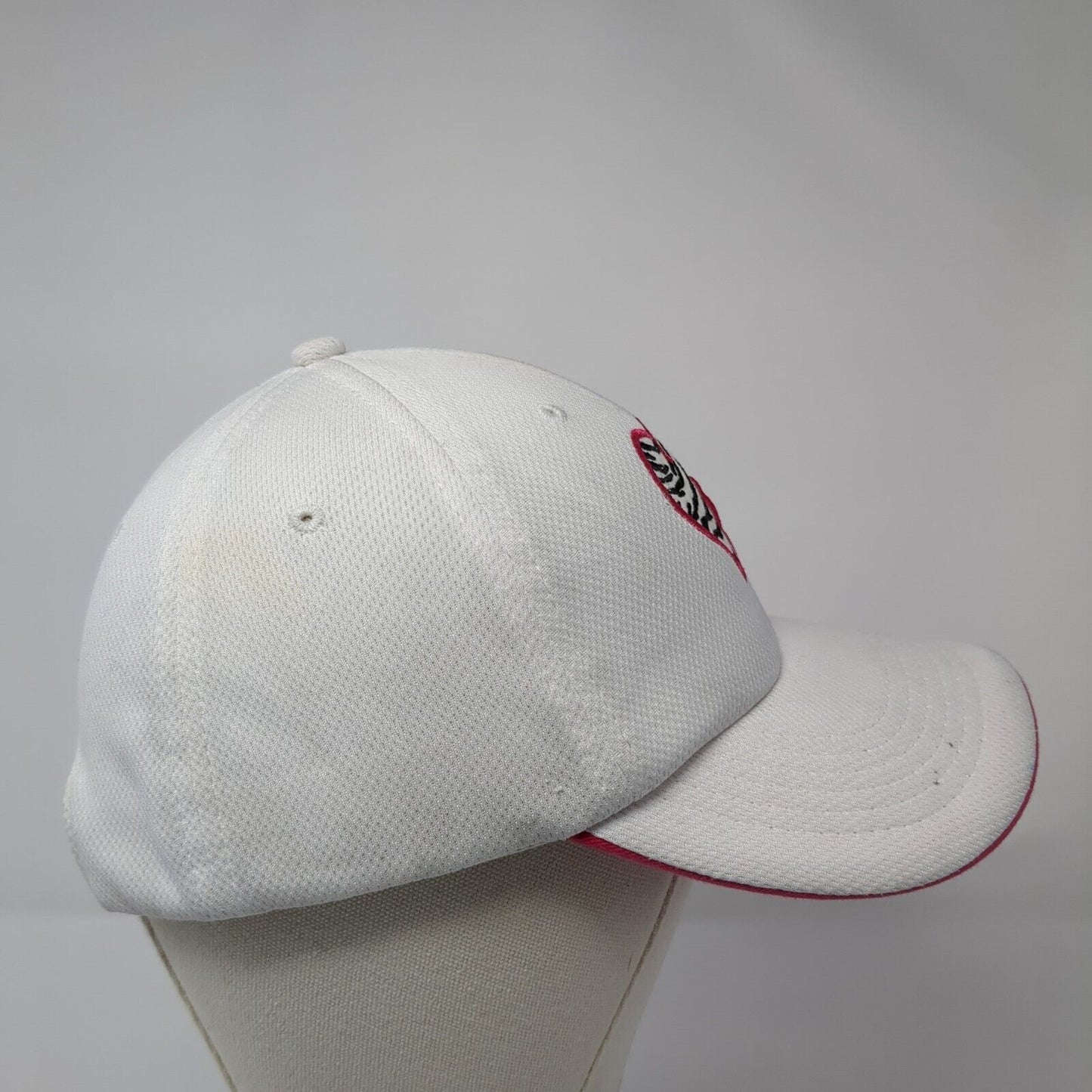 Classic Teaze Strapback Hat White One Size Adjustable Embroidered Walk N Faith