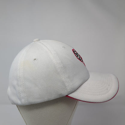 Classic Teaze Strapback Hat White One Size Adjustable Embroidered Walk N Faith