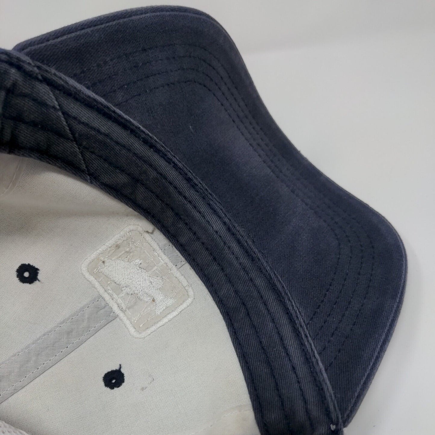 Costa Del Mar Snapback Trucker Hat Blue OSFA Mesh Back Fish Colorblock