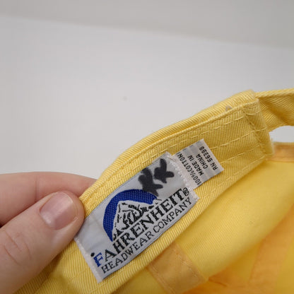 Fosdick Meadows Valley Benefit 2006 21st Annual CocaCola Slideback Hat Yellow OS