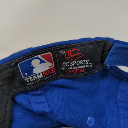 Chicago Cubs Strapback Hat Blue OSFM Embroidered Logo MLB Adjustable