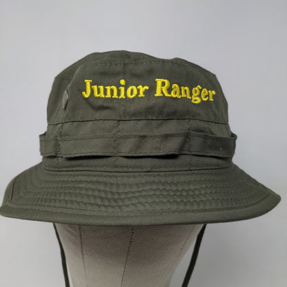 Wild Wild West Boy's Safari Bucket Hat Cotton Blend Green Size M