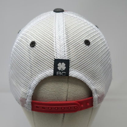 Black Clover Trucker Hat Red Gray OSFM University of Utah Utes Snapback Lucky