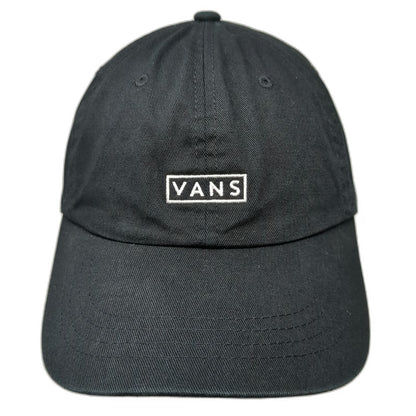 Vans Baseball Cap Black One Size Slideback Cotton Logo Embroidered Patch Hat