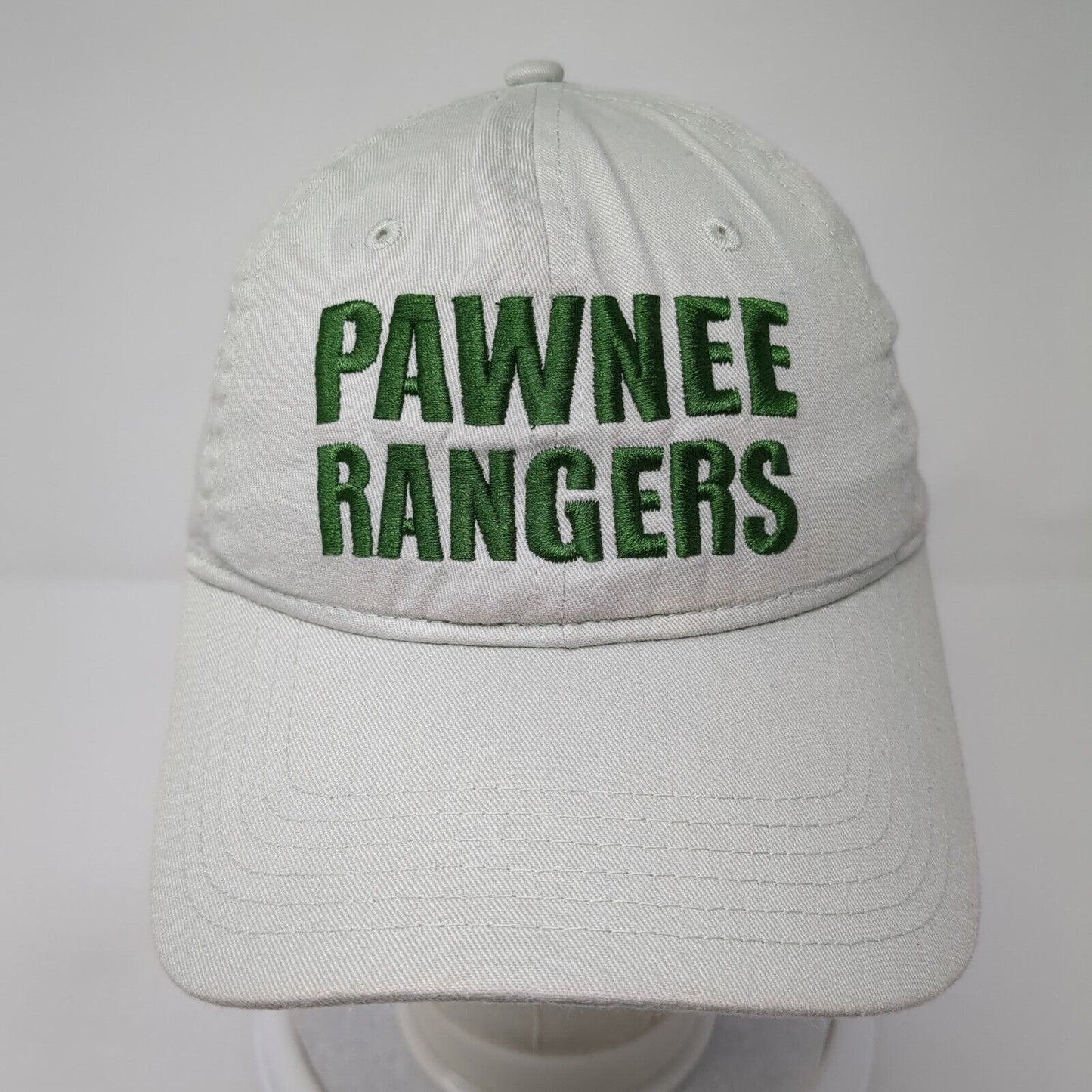 Pawnee Rangers Slideback Hat Tan One Size Adjustable Embroidered NBC
