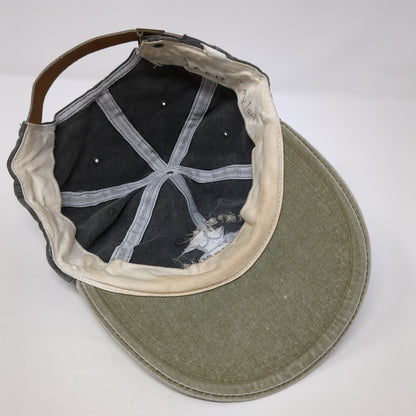 Triple Crown Of Surfing Slideback Hat Gray One Size Leather Strap
