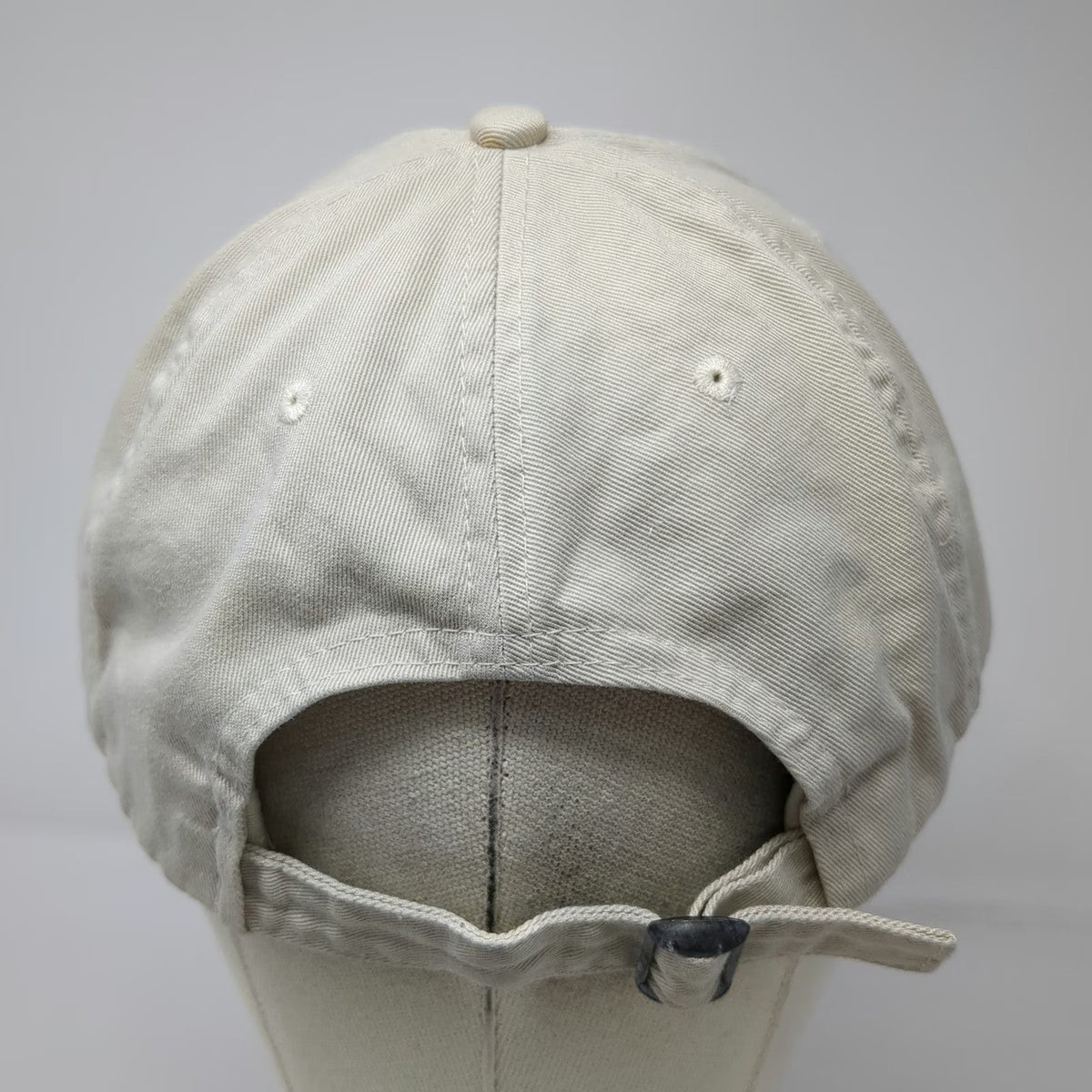 Reebok Baseball Cap Beige One Size Golf Embroidered Cotton Slideback Strap Hat