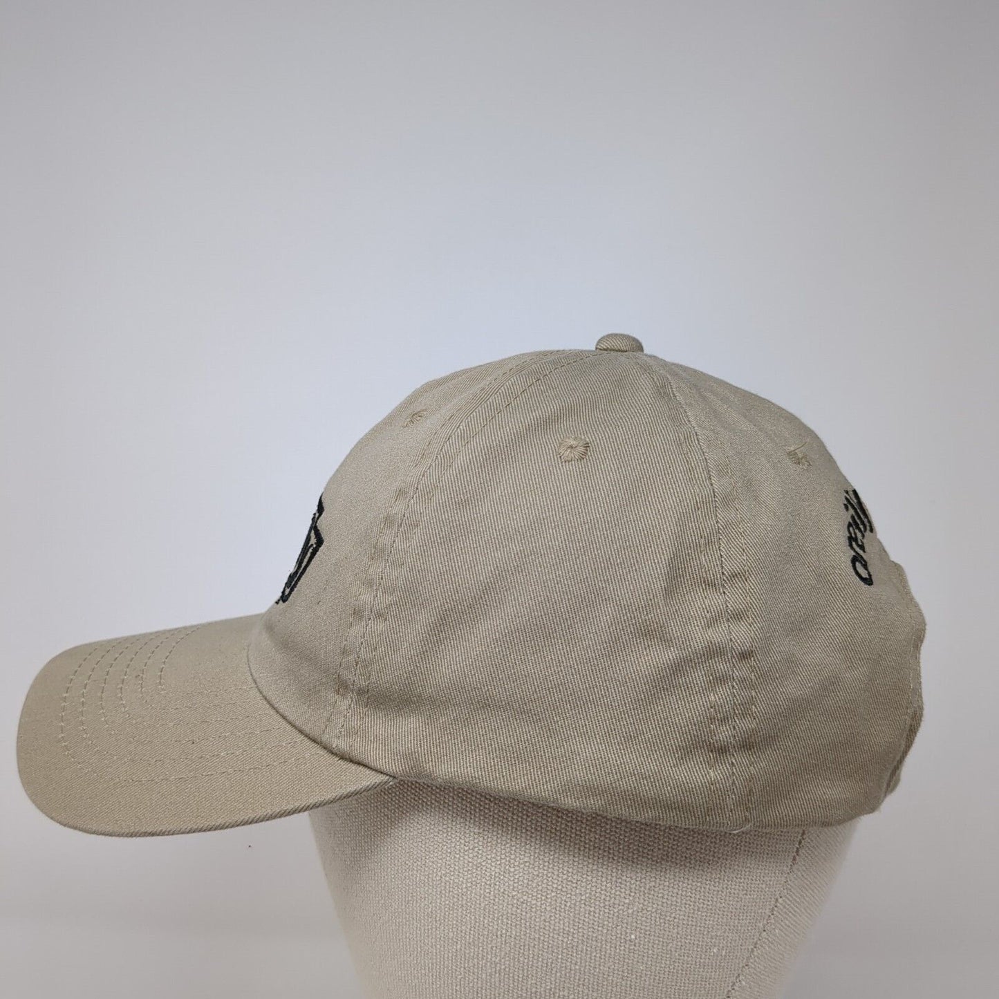 O'Reilly Auto Parts Strapback Hat Tan One Size Adjustable Embroidered Cotton