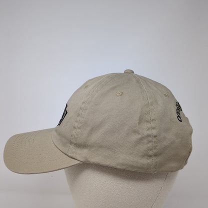 O'Reilly Auto Parts Strapback Hat Tan One Size Adjustable Embroidered Cotton