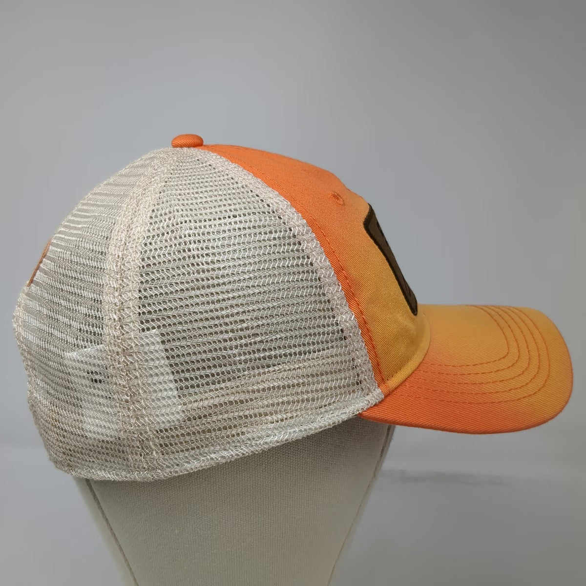 Stihl Trucker Hat Orange One Size Chainsaw Patch Mesh Snapback Licensed Apparel