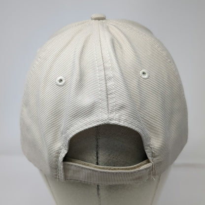 Quake City Caps Edward Jones Beige Baseball Cap OSFM Performance Strapback Hat