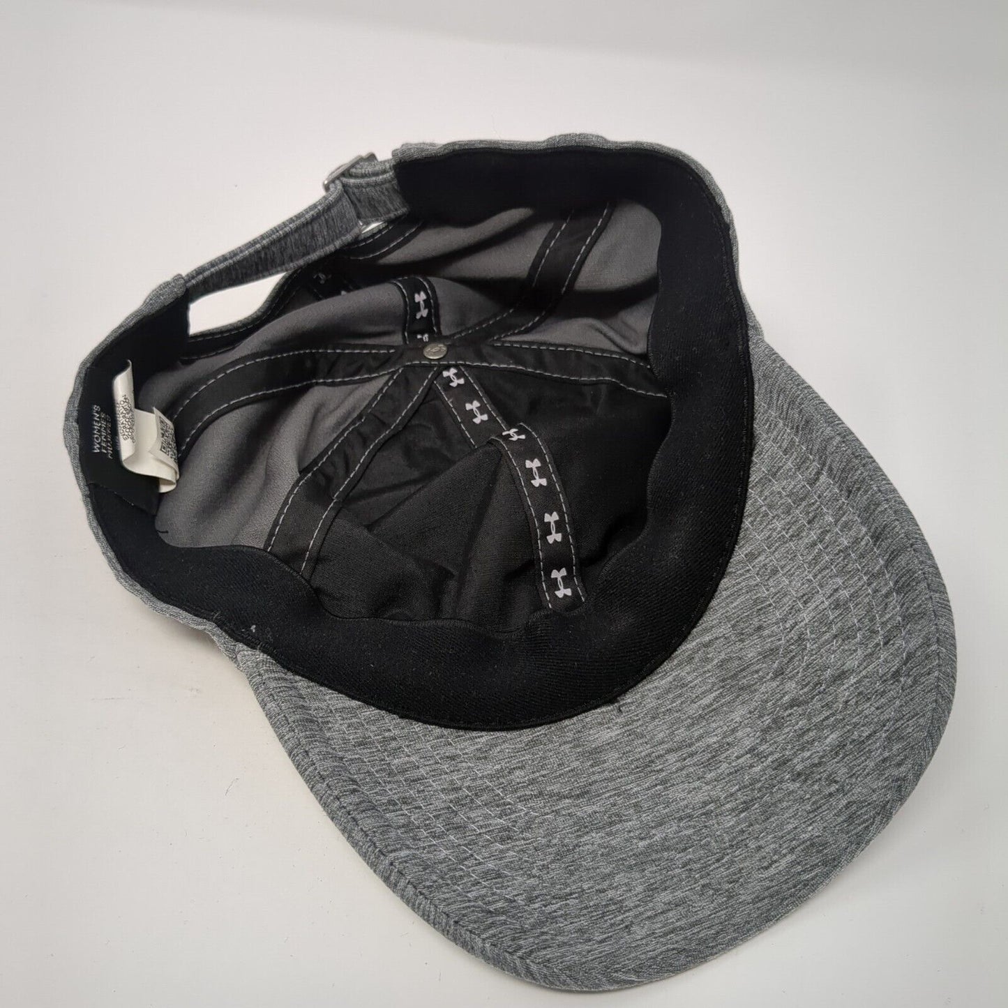Under Armour Logo Women's Slideback Hat Gray One Size Adjustable 6 Panel