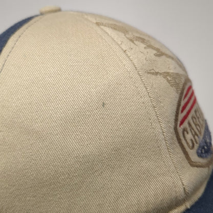 Cabela's Baseball Cap Blue One Size 1961 Eagle Mountain Patch Strapback Hat