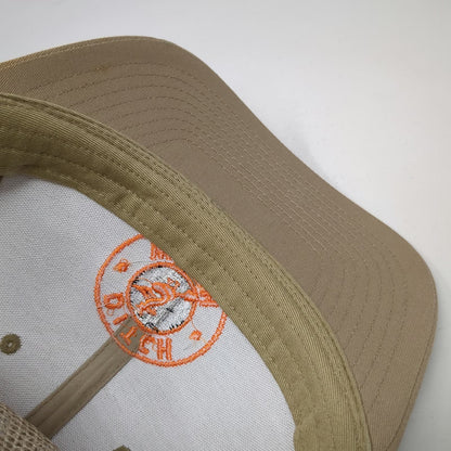 KBethos Trucker Hat Beige One Size Mesh Snapback Ditch Witch Patch Logo Work