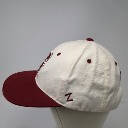 Stanford Cardinal NCAA Zephyr Snapback Hat White Red One Size Wool Blend Script