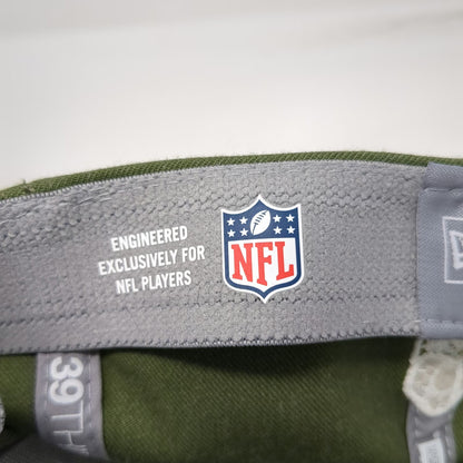 New Era Chicago Bears NFL Green L Hat Salute To Service 39THIRTY US Flag Patch