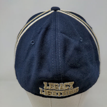 Velocity Men's Fitted Hat Blue Size 7 3/8 Embroidered Legacy Lightning Logo