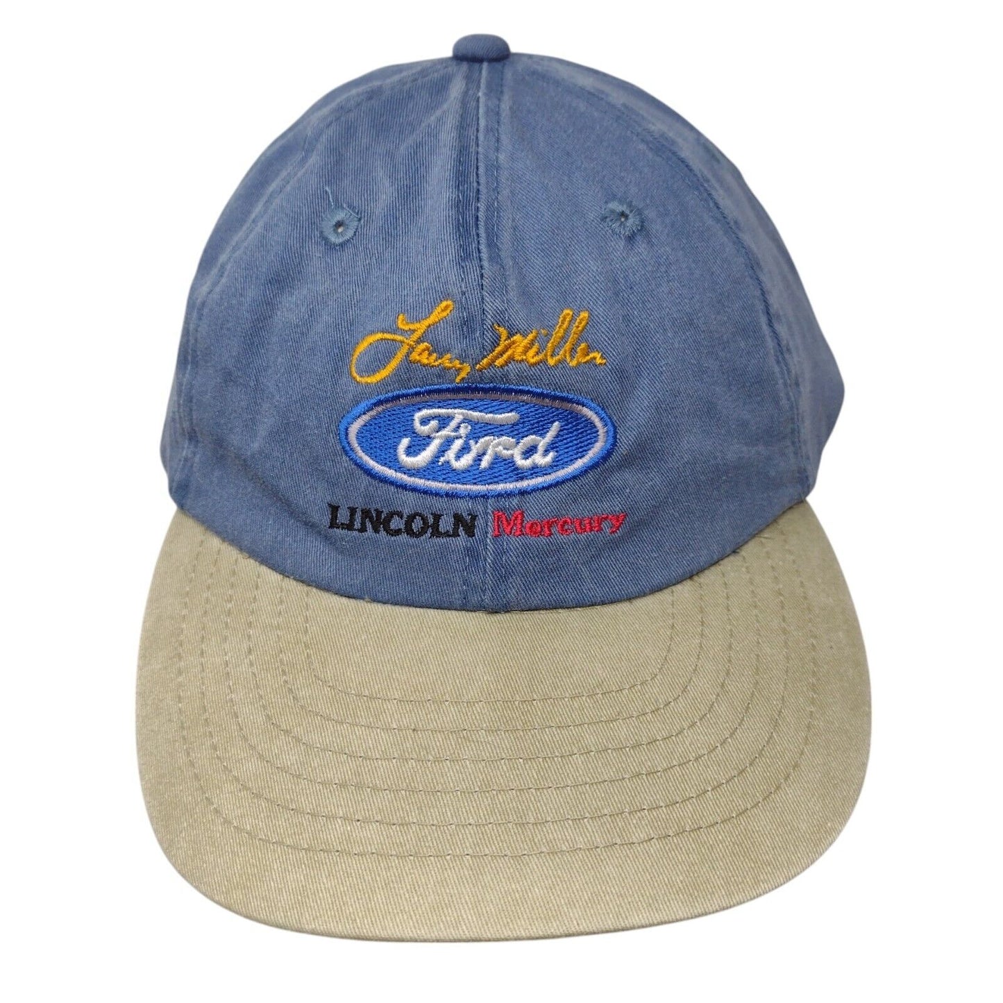 Larry Miller Ford Strapback Hat Multi OSFA Embroidered Lincoln Mercury