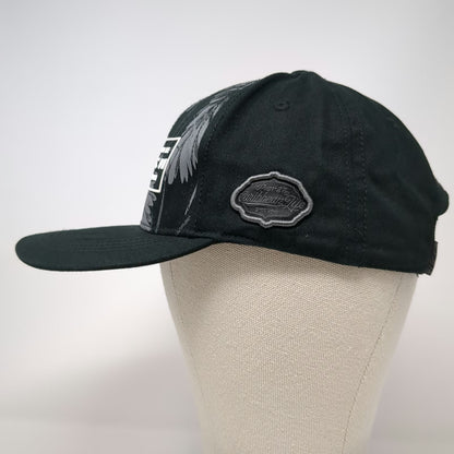 Pier 27 Baseball Cap Black One Size Cancun Riviera Maya Palm Tree Hat Strapback