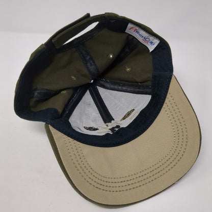 Vick Family Farms Strapback Hat Green One Size Adjustable Americap