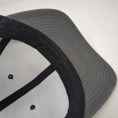 Yupoong Deviant Ink Trucker Hat Gray One Size Snapback Mesh Back Mountain Patch