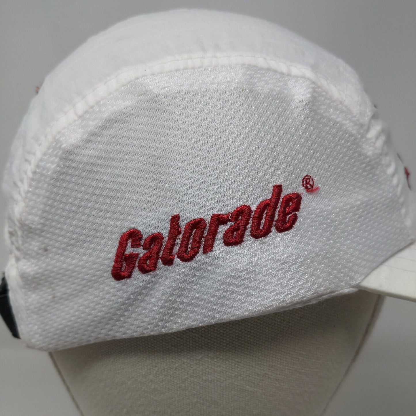 10K Mural Gatorade Running Cap White One Size Adjustable Embroidered Breathable