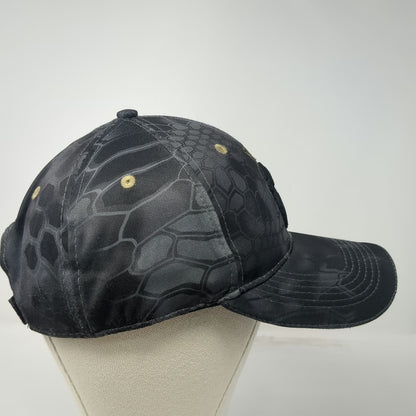 Kryptek Baseball Cap One Size Black Gray Gold Typhon Camo Spartan Helmet Hat