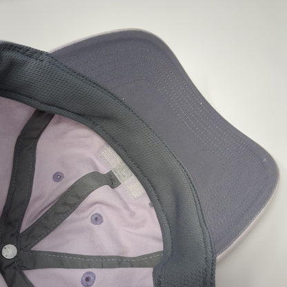 Adidas Slideback Hat Purple One Size Adjustable Patch Vented Holes Cotton