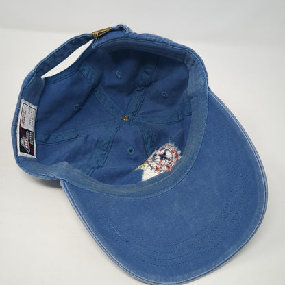 Sun Valley Rallye Slideback Hat Blue One Size Embroidered 6 Panel Otto