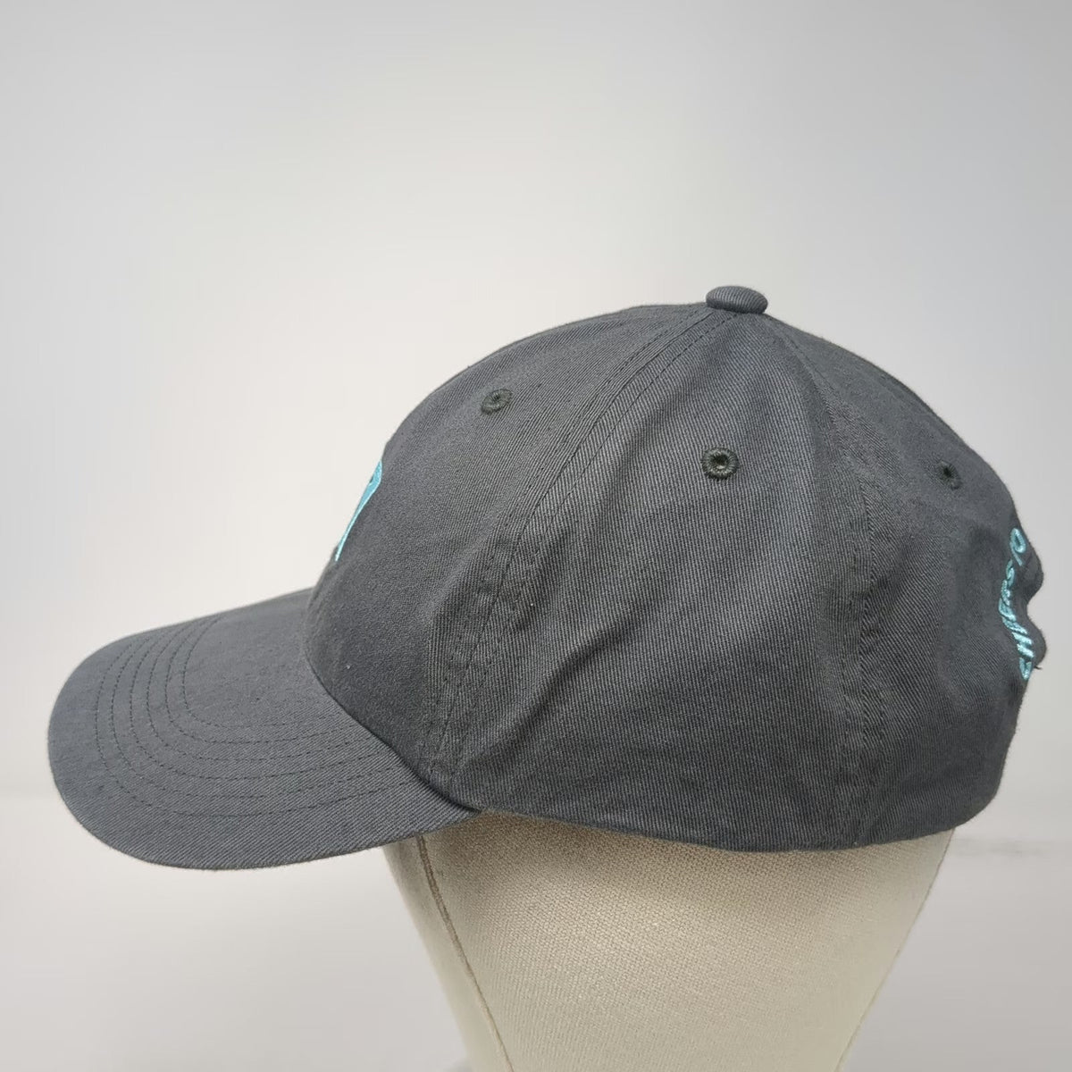 Baseball Cap Gray One Size Cheers to the Wiseman Windmill Logo Cotton Strap Hat