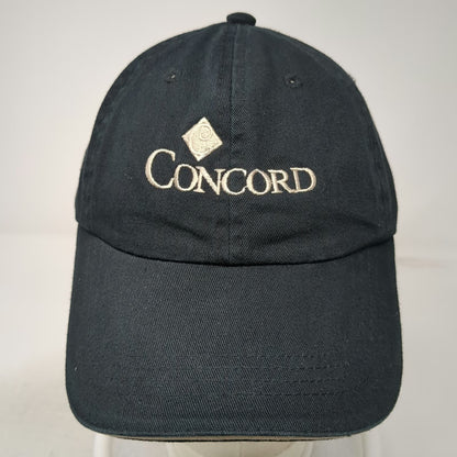 Port Authority Concord Anniversary Black Baseball Cap One Size Sandwich Brim Hat