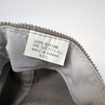 Natural Season 5 Panel Gray Hat One Size Olympic Games Corduroy Rope Snapback