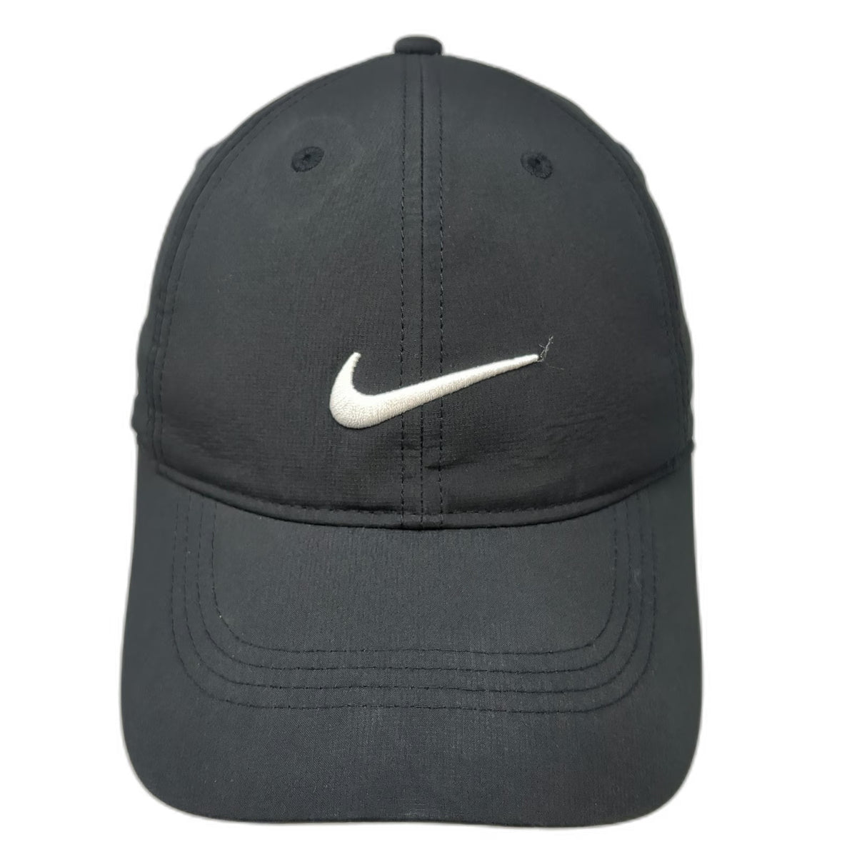 Nike Baseball Cap Black OSFM Legacy 91 Dri-FIT Strapback Hat Swoosh Sport Logo