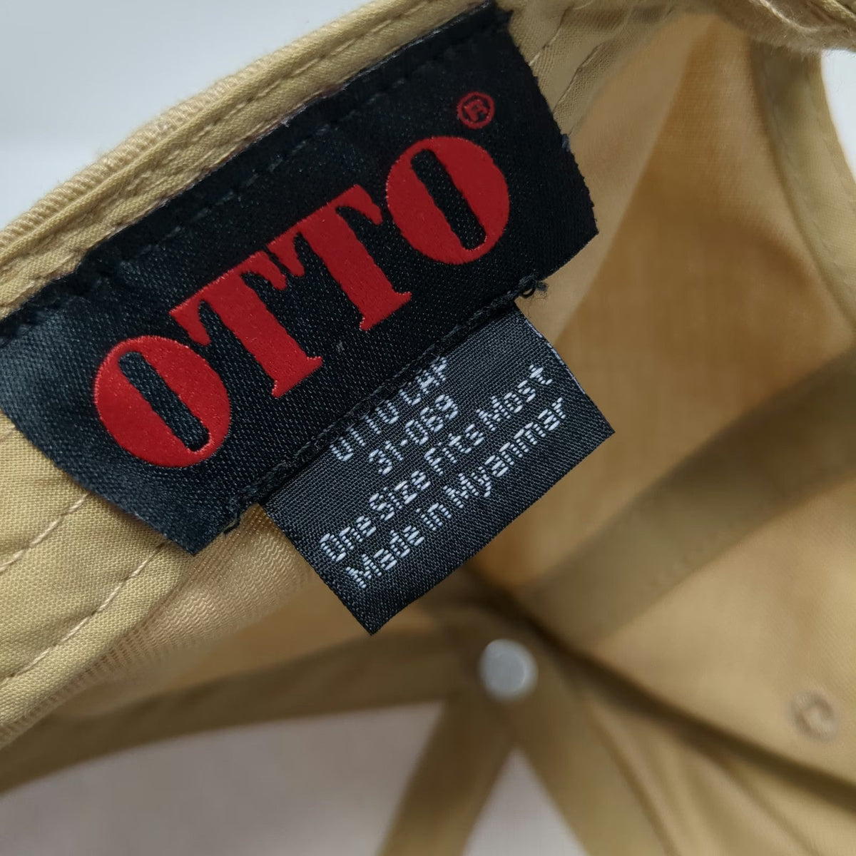 Otto 5 Panel Beige One Size Snapback Hat Anthem Made For More Structured Cap