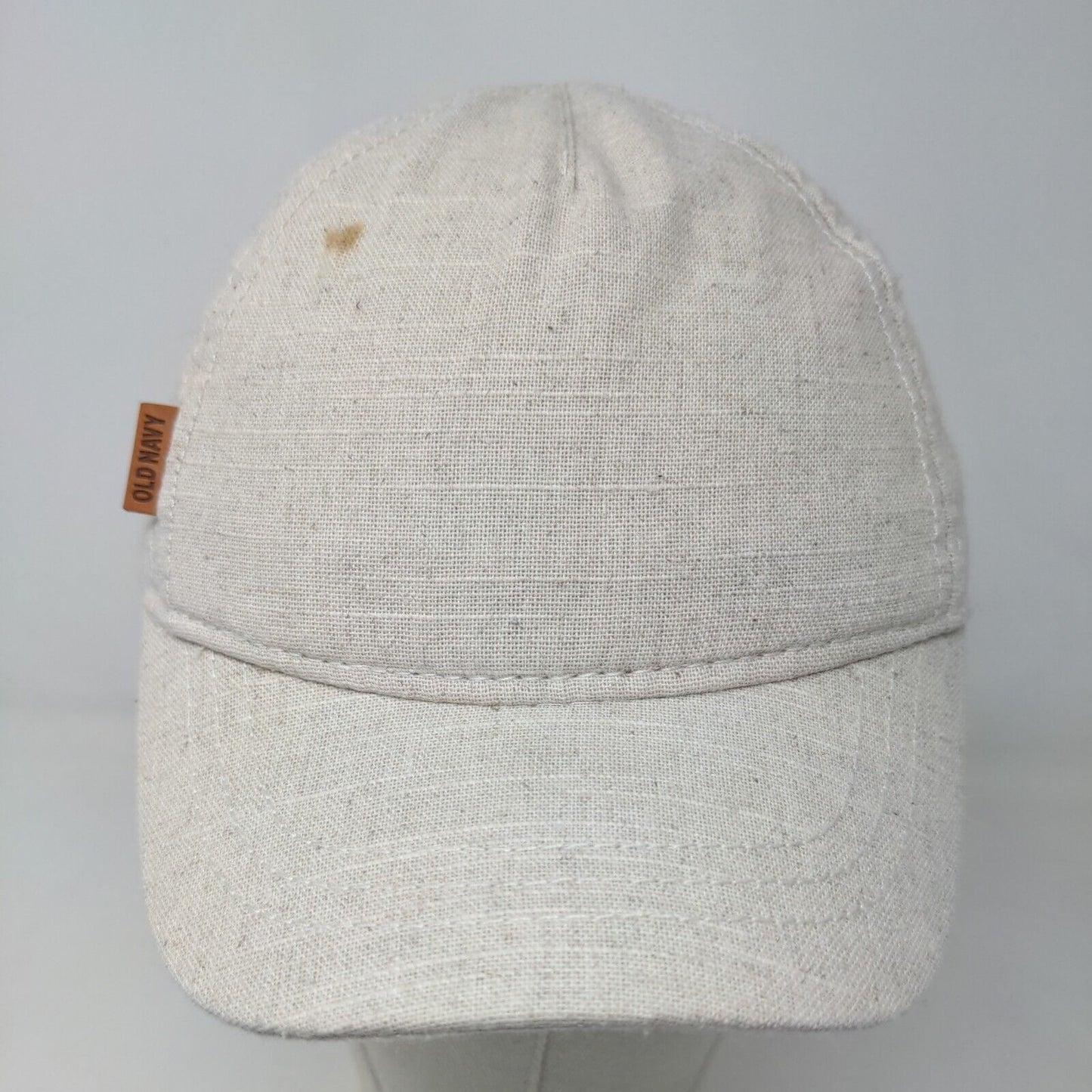 Old Navy Boys Stretchy Hat Tan Size M Blank Poly Cotton Linen Blend